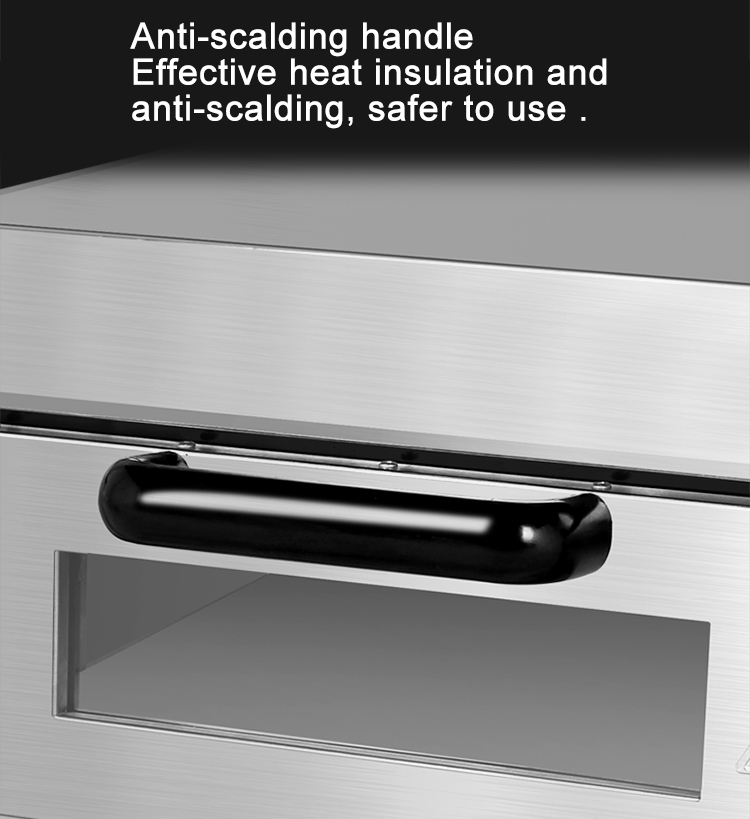 Outlet Single Deck Stainless Steel Commercial Electric Bakery Pizza Oven 2023 Design