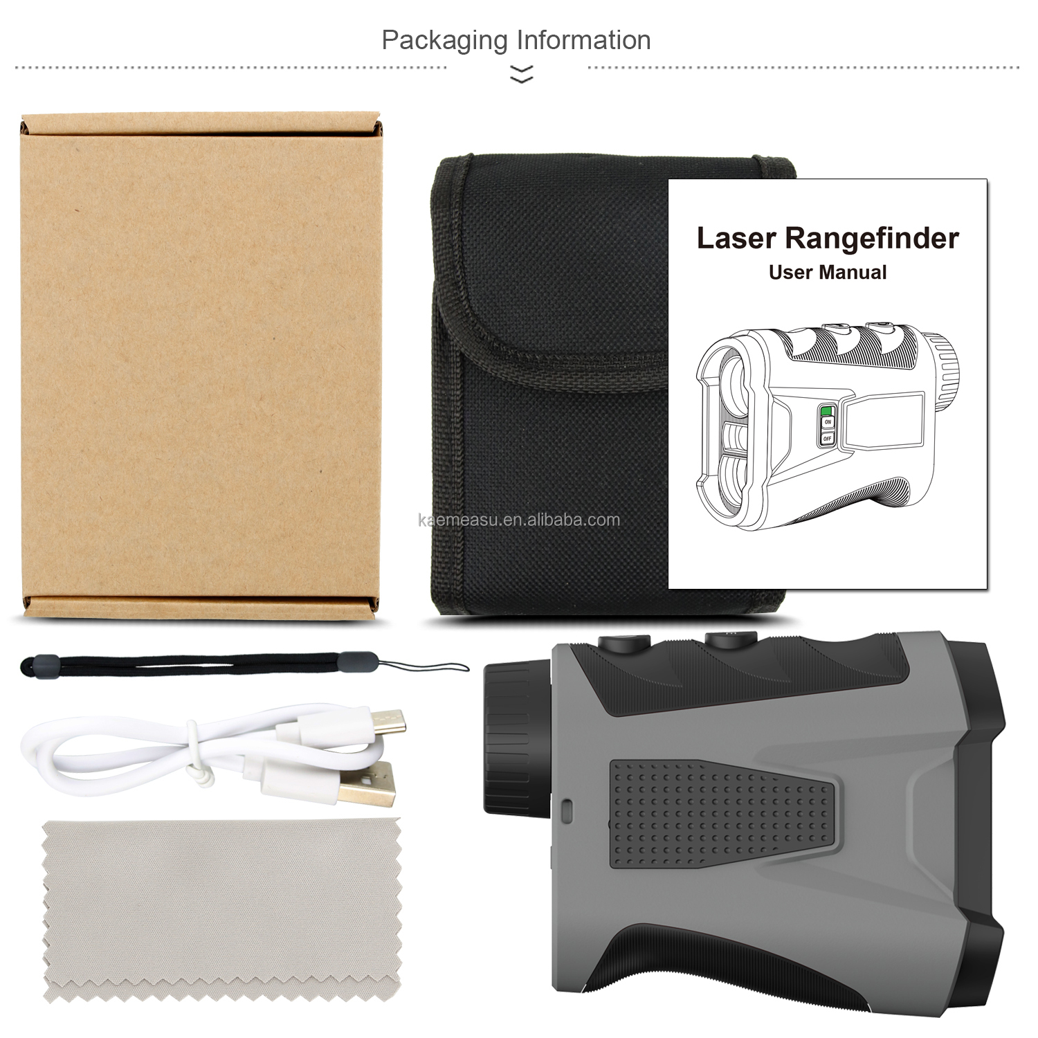 G1000m Multifunctional Rangefinder Golf Hunting Construction Use Rangefinder Golf Hunting