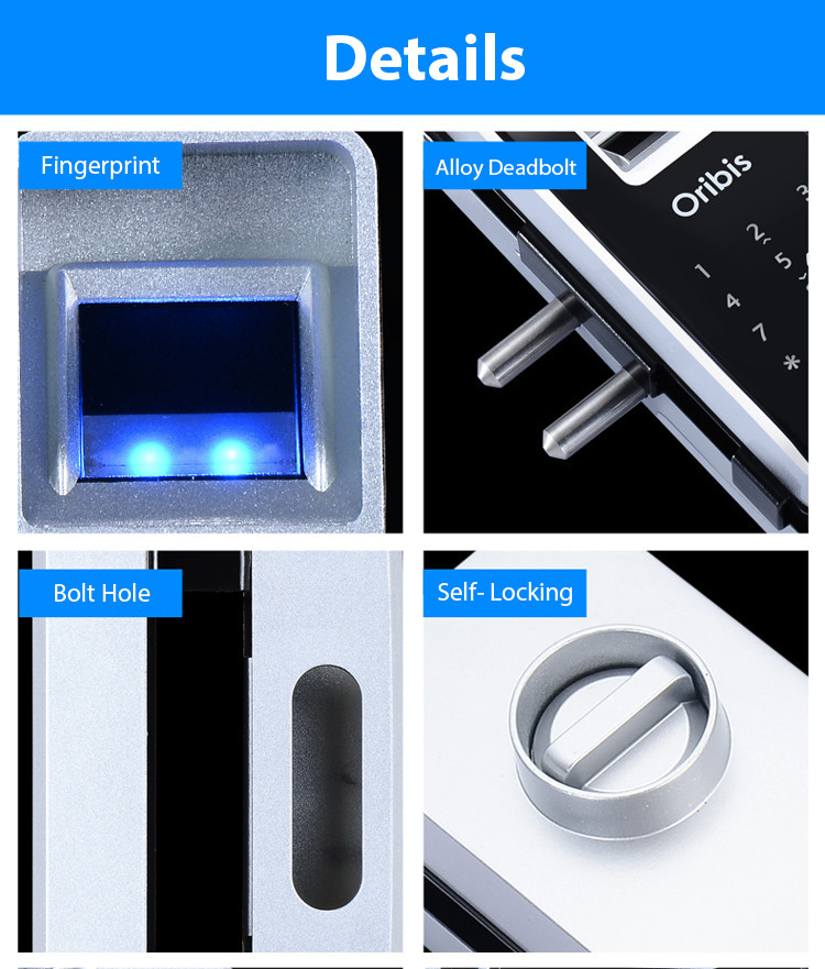 Remote Control Glass Door Lock ABS + Alloy Material For Office Entrance