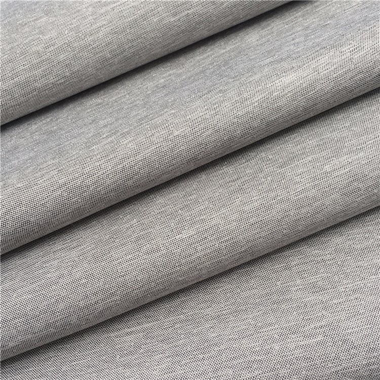 150D Fine Plain Cationic Two-Tone Bamboo Slub Style Mini Matt Fabric for Shirts Summer Clothing