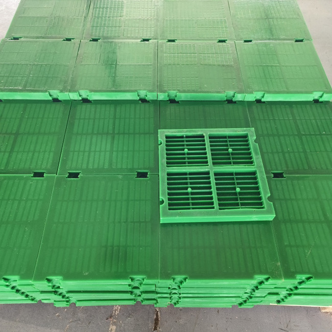 Linear Dewatering Vibrating Sieve Pu Screen Mesh Plate New Polyurethane Modular Screen