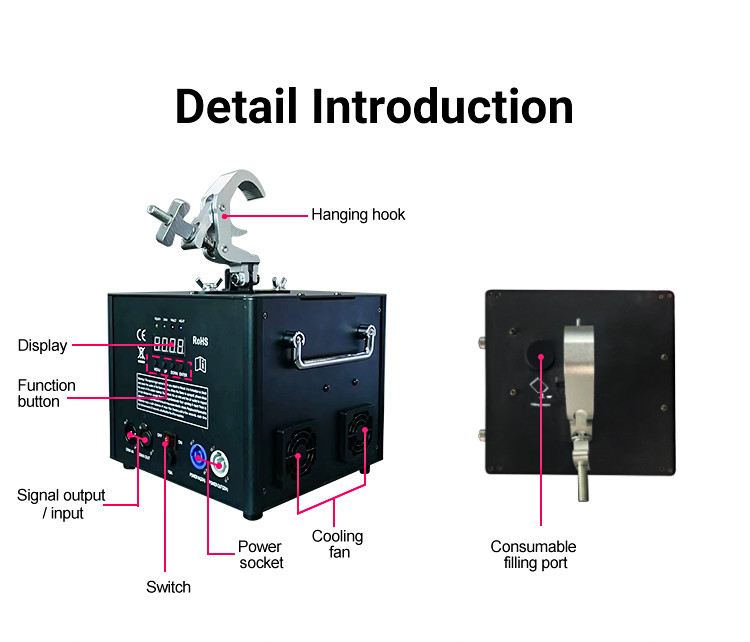 Hang Cold Spark Machine Firework Machine For Stage Effect Wedding Show