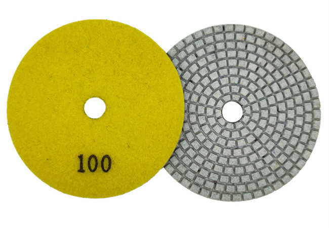 100 Grit 7 Step Dry Diamond Polishing Pads 4" 100mm