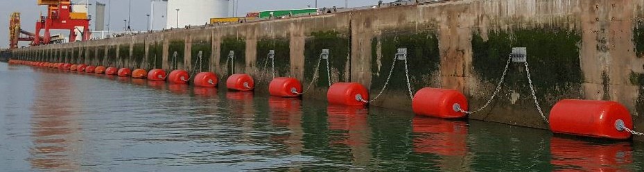 High Energy Absorption Polyurethane Foam Filled Solid Floating Fender