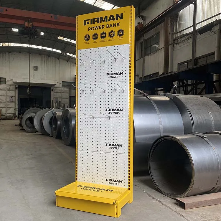 Factory Custom Size Color logo brand customized display rack exhibition display shelf