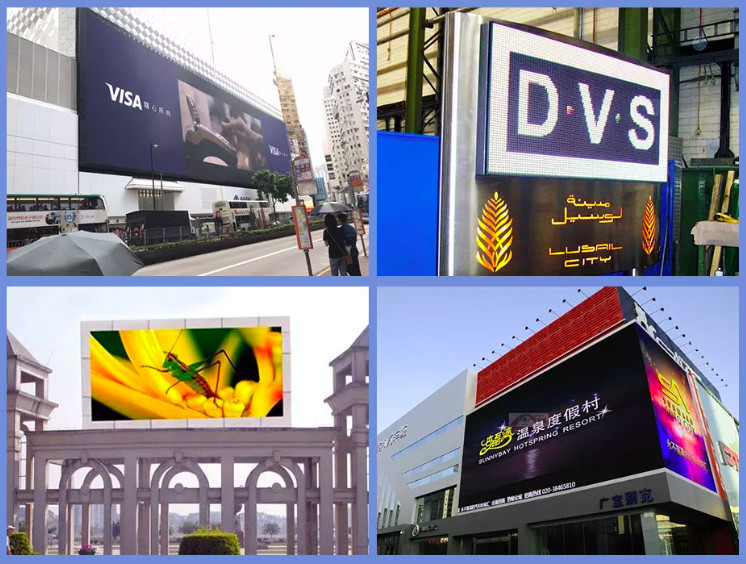 P5 P6 P8 P10 LED Display Screen , Pantalla Full Color Outdoor Advertising Billboard
