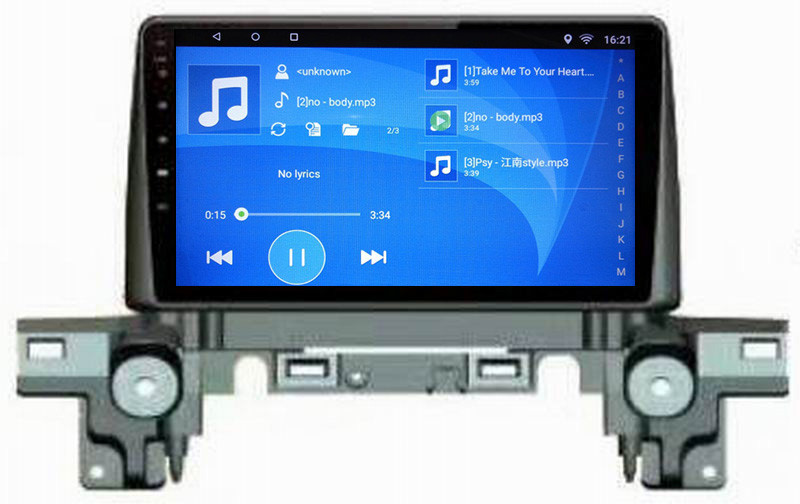 Ouchuangbo car radio head unit stereo android 6.0 for Mazda CX-5 2017 with bluetooth SWC BT AUX 4 Cores wallpaper.