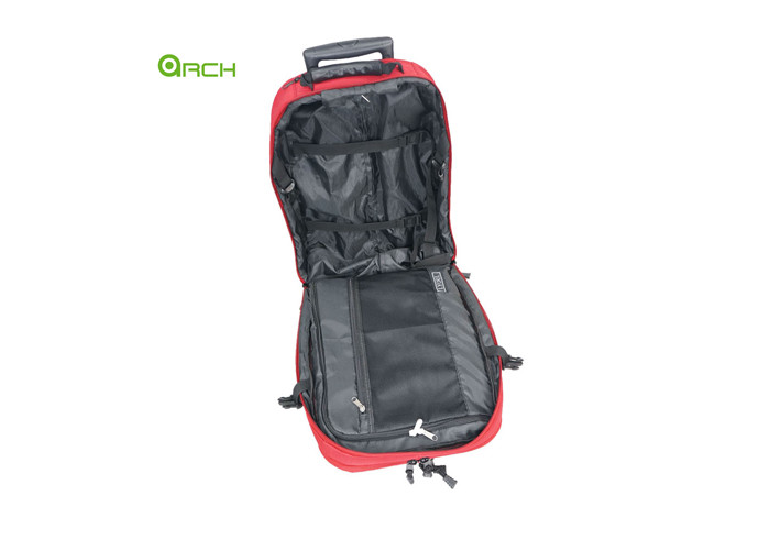 18 Inch Super Light Trolley Carry On Luggage With Hidden Backpack Strap