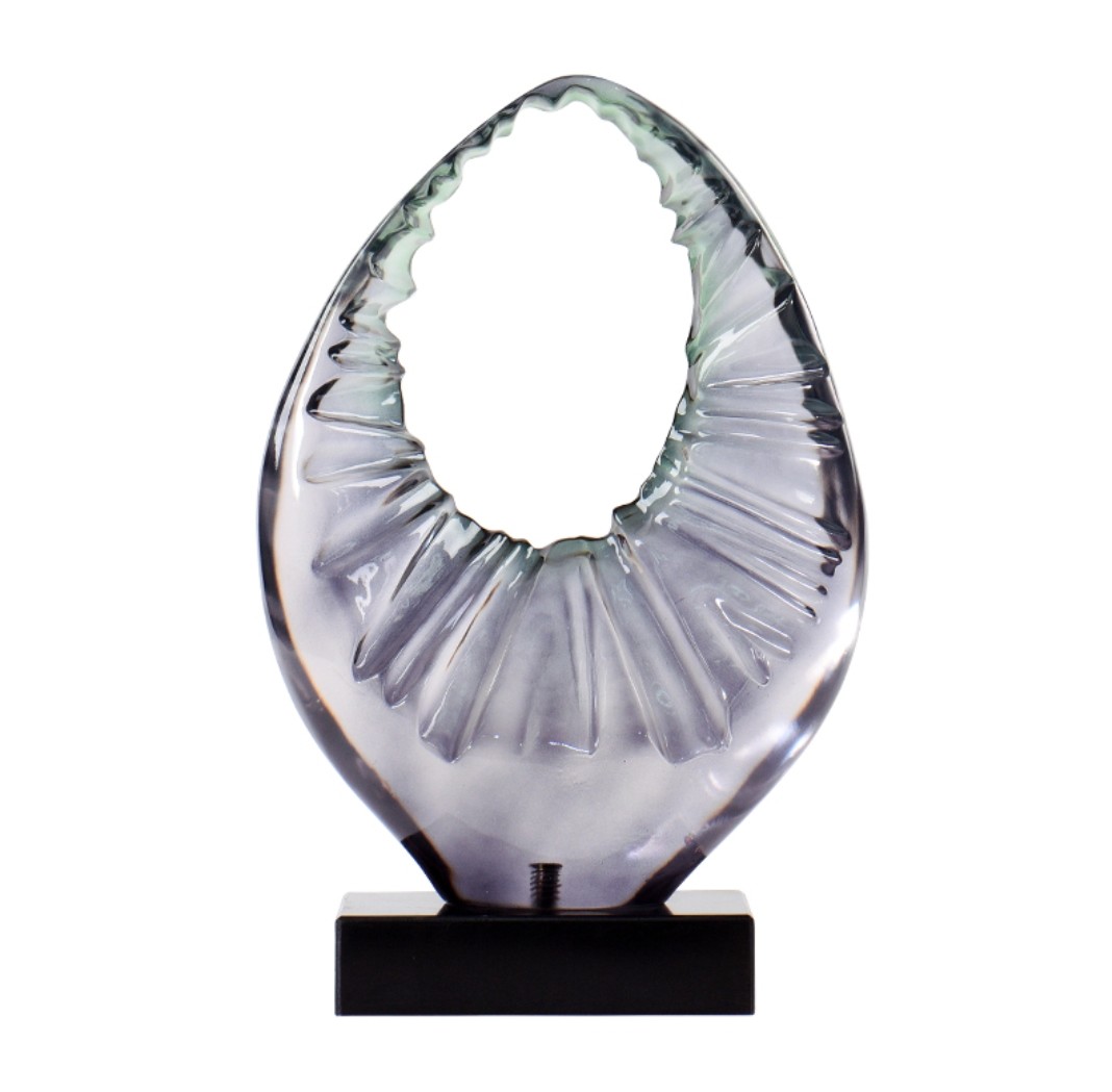 Geometric Resin Wall Sculptures Indoor Contemporary Wall Sculpture Soft Decoration Customized