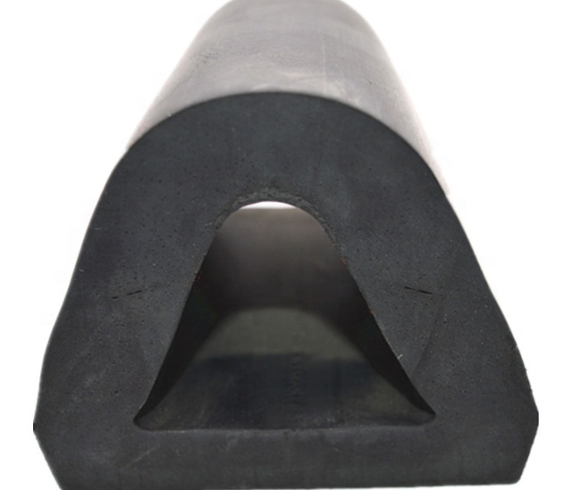 Customized D Type Rubber Fender Marine PVC Piling Bumper for Breakwater Construction