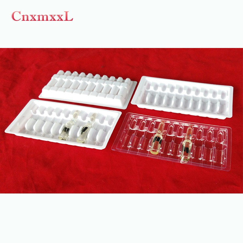 White Water Injection Blister Packing 1mlx10 Plastic Inside Ampoule Bottle Tray