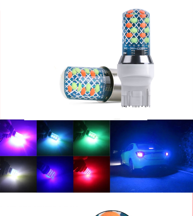 Reversing Universal Auto Led Headlight Bulbs Replacement Waterproof Turn Signal