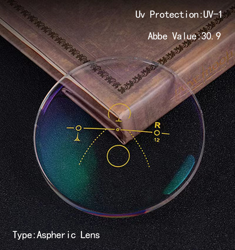 Thin Impact Resistant 1.59 PC Lenses AR Coating Comfort Progressive Lenses Digital