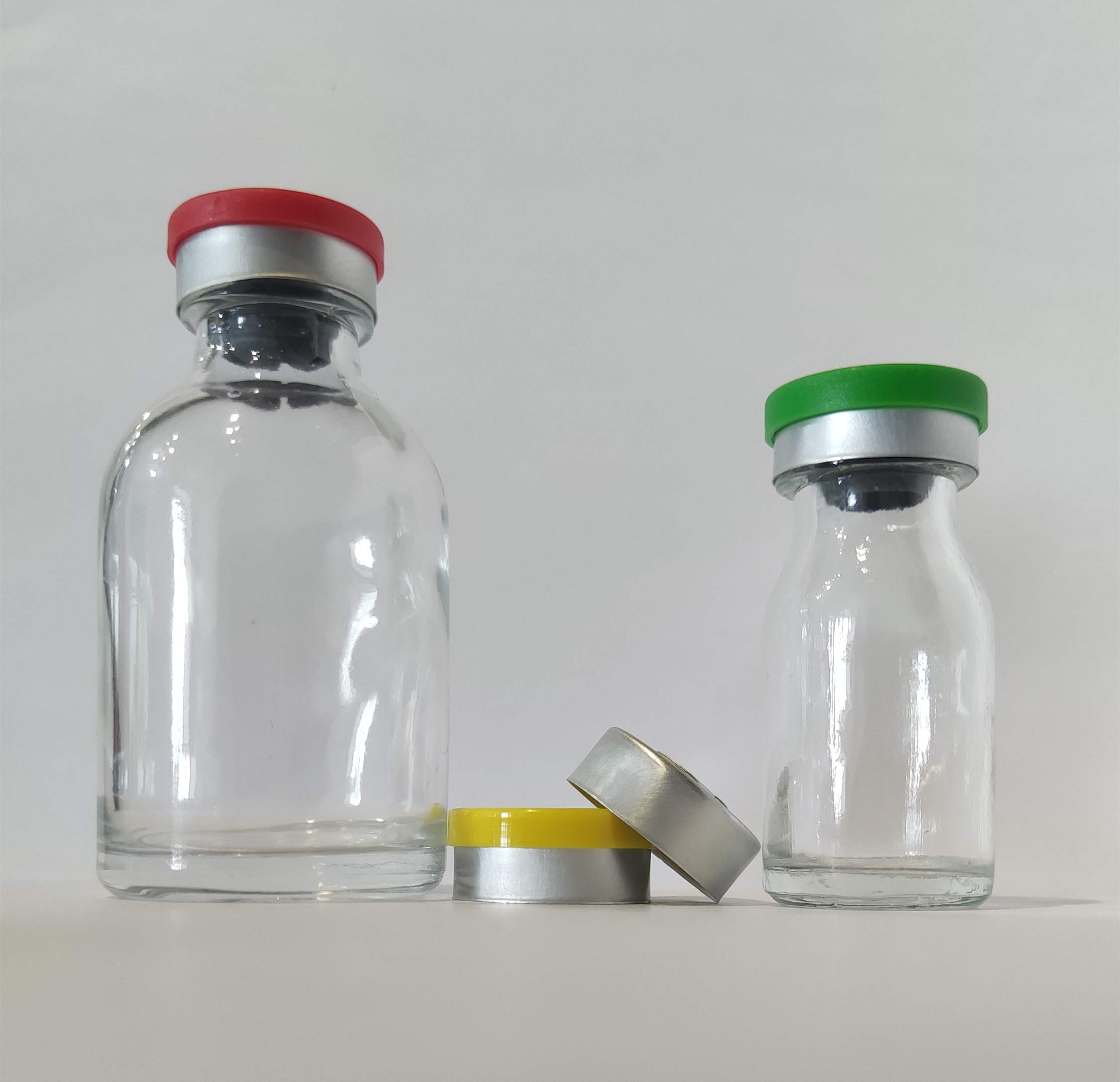 20ml Transparent Molded Glass Vial Hot Stamping Chemistry Reagent Bottle