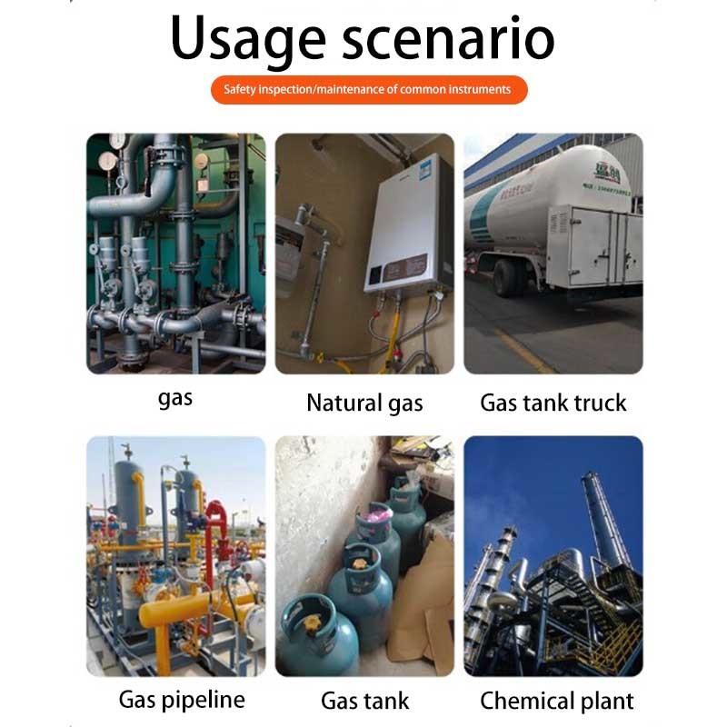Combustible gas detector Gas leak detector gas leak test alarm JLY-80A Chinese mainland.
