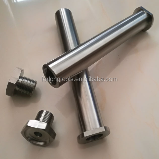 Titanium Alloy Spindles with Natural Finish and DIN Standard 5/8" Diameter