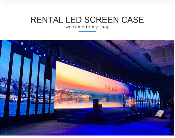 Mobile Led Screen Rental Full Color P3.91 Cube LED Screen For Concert Stage Background Video Wall