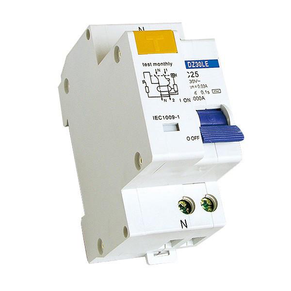Quality DZ30LE-32 DZ30LE-63 1P+N RCBO Breaker For Short - Circuit Protection for sale