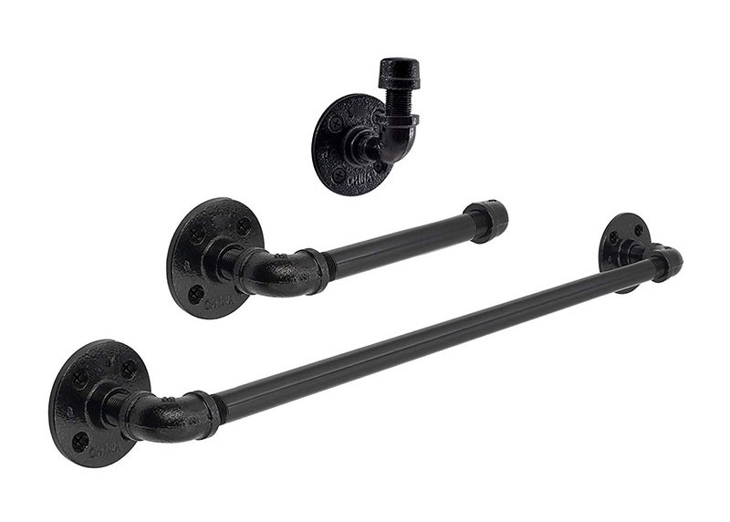 NPT / BSPT Thread Industrial Pipe Toilet Paper Holder With FM Certificate