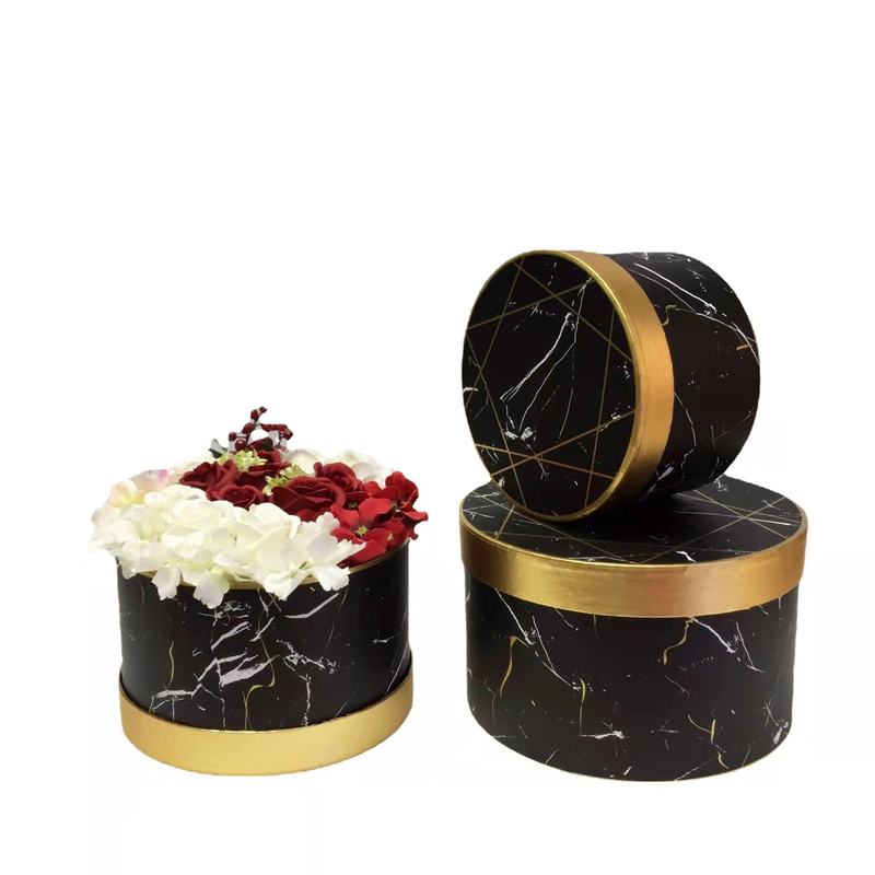 Bio-degradable Round Floral Cylinder Boxes for Environmentally-Friendly Packaging