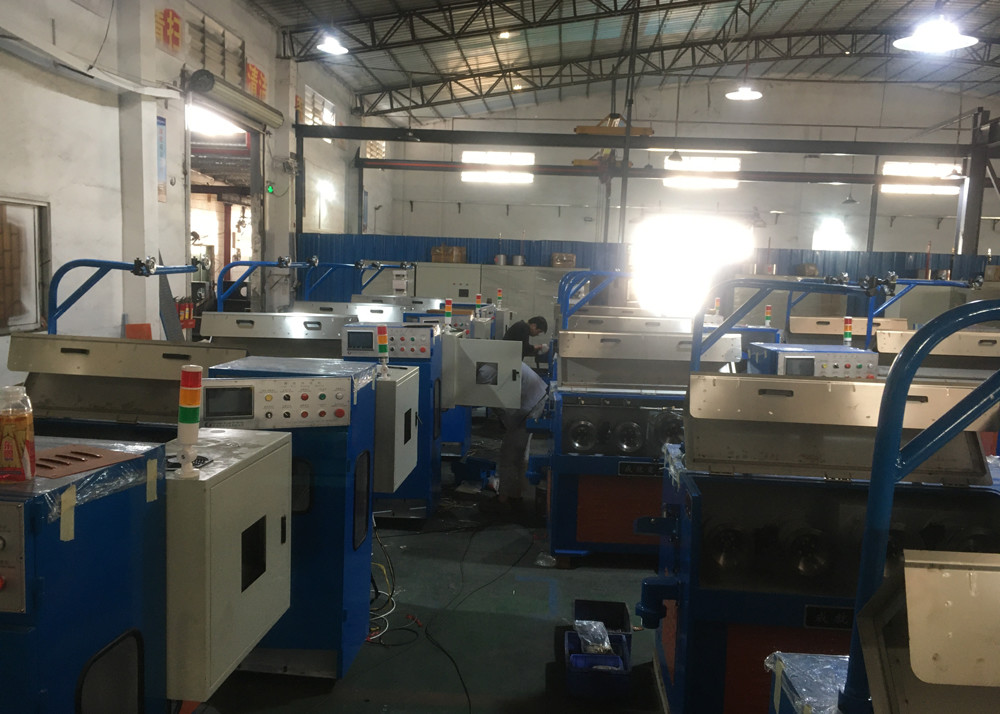 Copper Wire Drawing Machine Cable Extruder Production Line