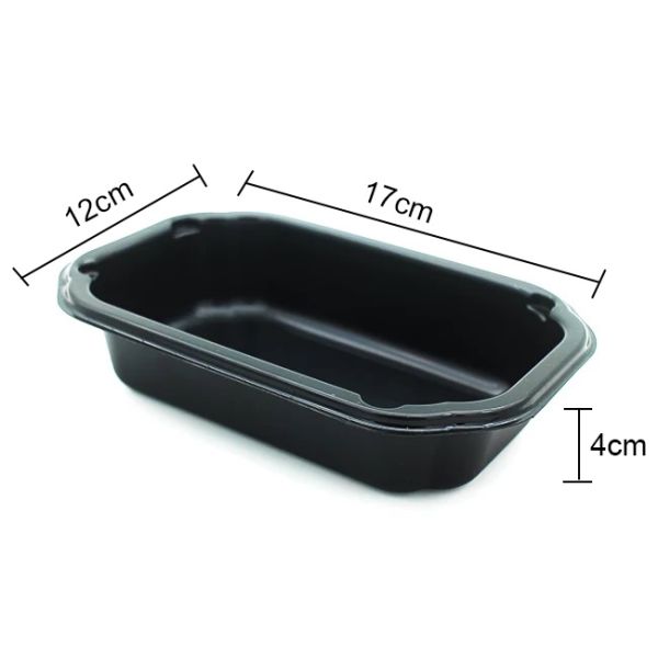 High Temperature Resistant 17*12*4cm CPET Trays Food Packaging
