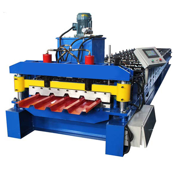 Customized 686 IBR Trapezoidal And 762 Corrugated Double Layer Roofing Sheet Making Machine For South Africa