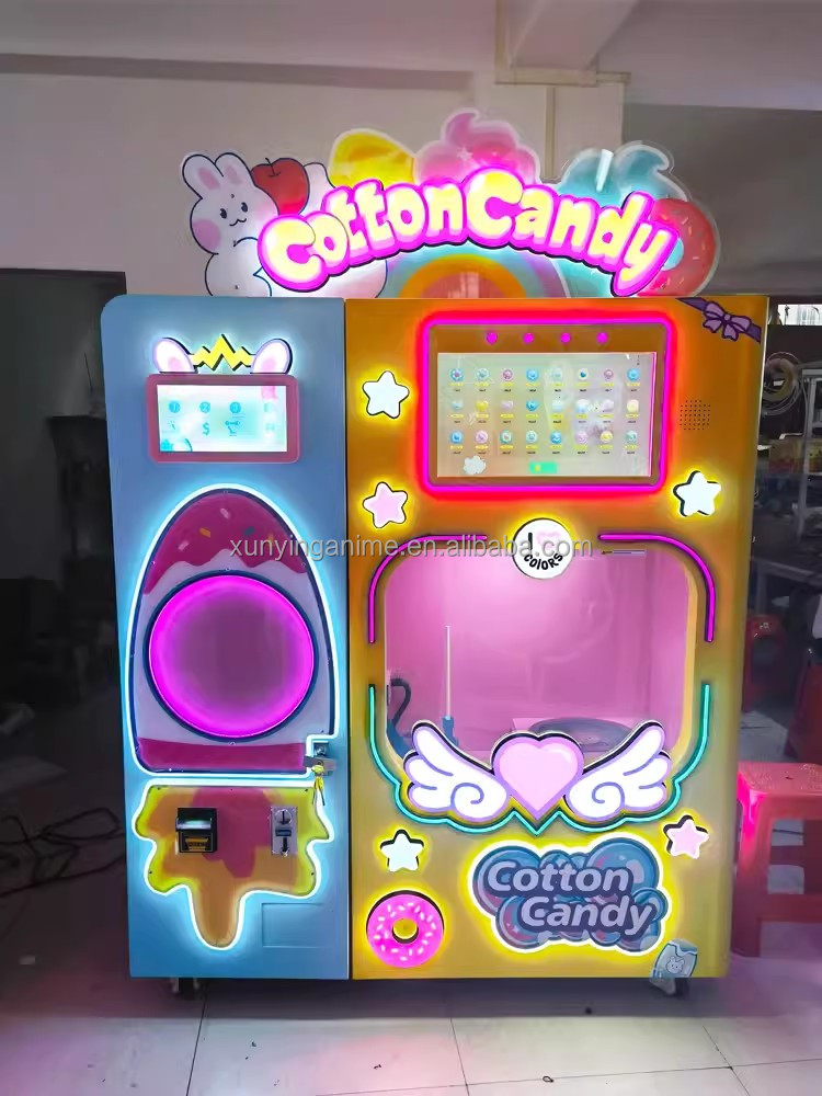 OEM Robot Automatic Cotton Candy Machine 180KG 21.5inch