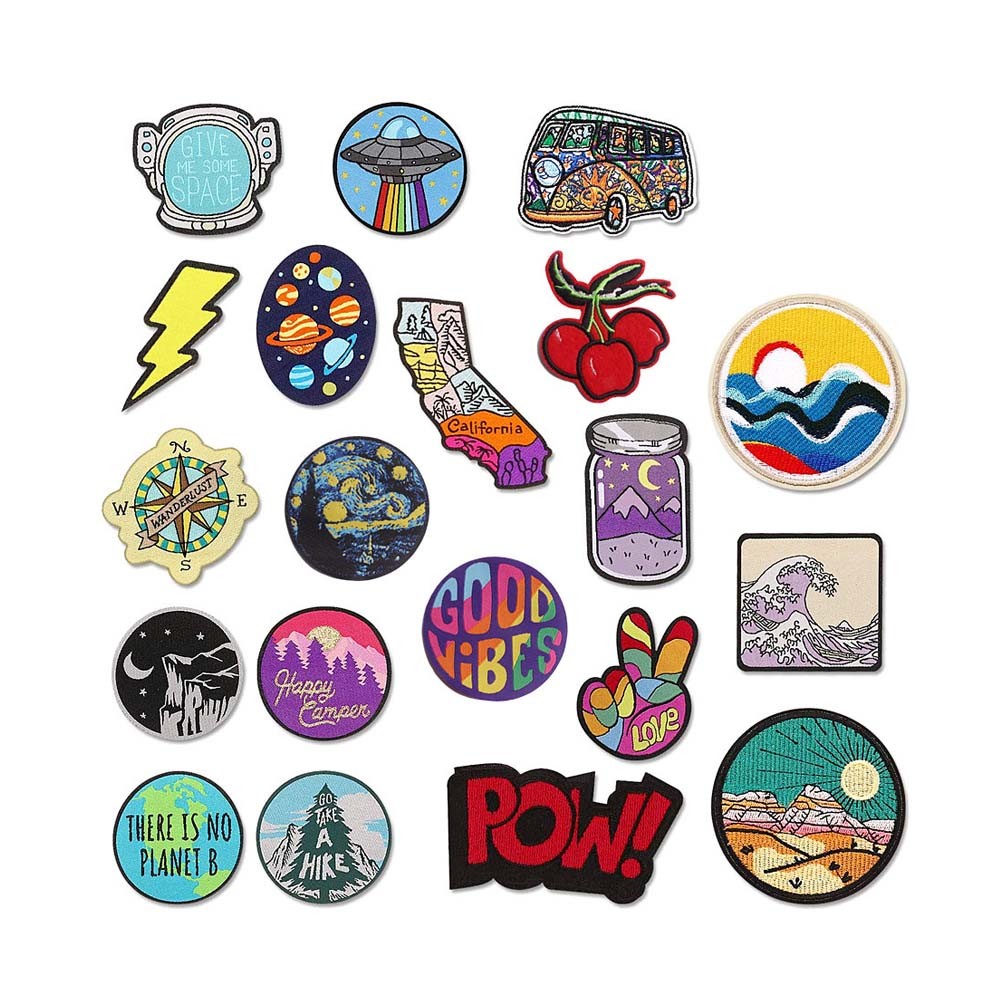 Animal Applique Iron On Embroidered Patches For Clothing​ Garments
