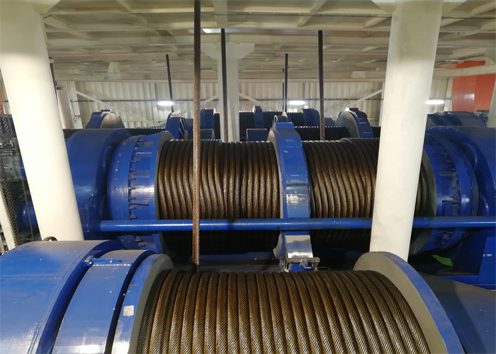 Heavy Duty 2200t Electric Lifting Winch Installation Vessel For Wind Power Generation