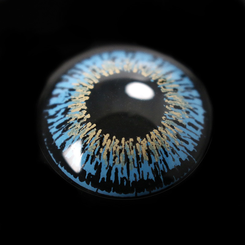 Natural Colored Light Pale Green Contact Lenses Non Prescription 14.2mm 8.5mm