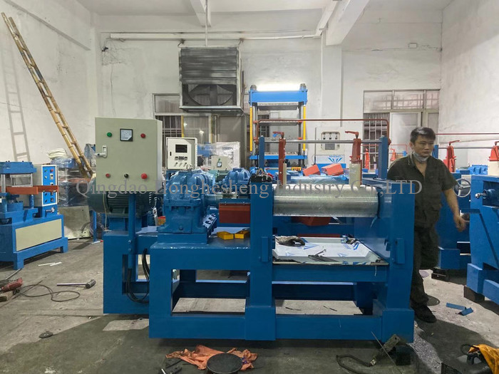 160x350mm Silicone Plastic Used Rubber Mixing Mill Open Rubber Mixing Machine