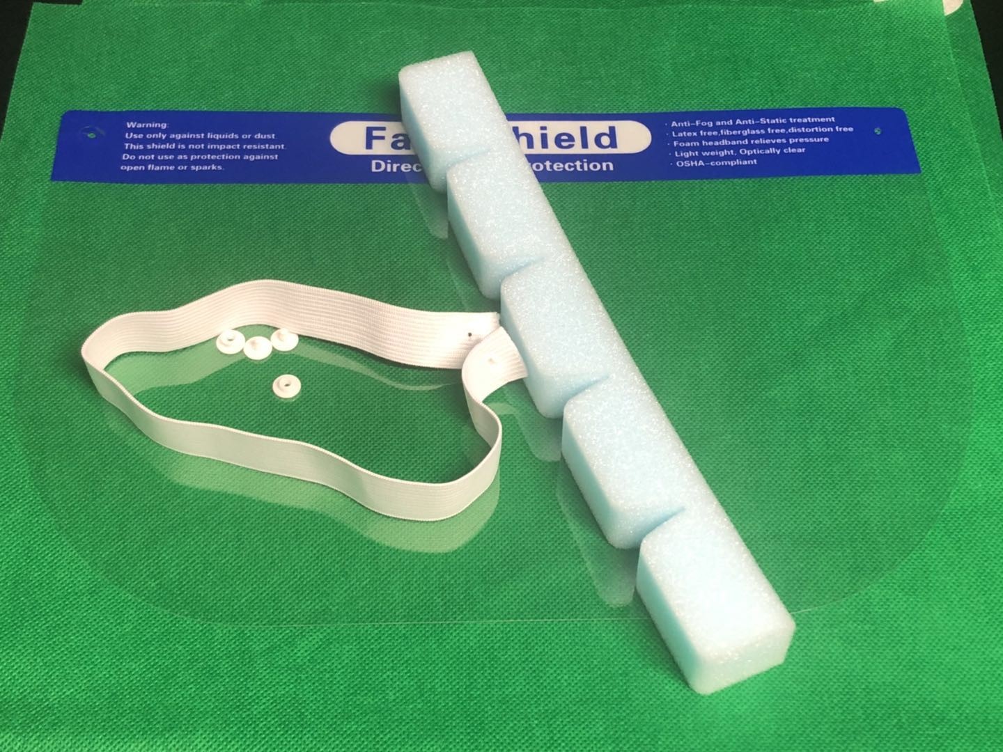 Anti Fog Face Shield Accessories Disposable Protective Clear Face Shield Parts