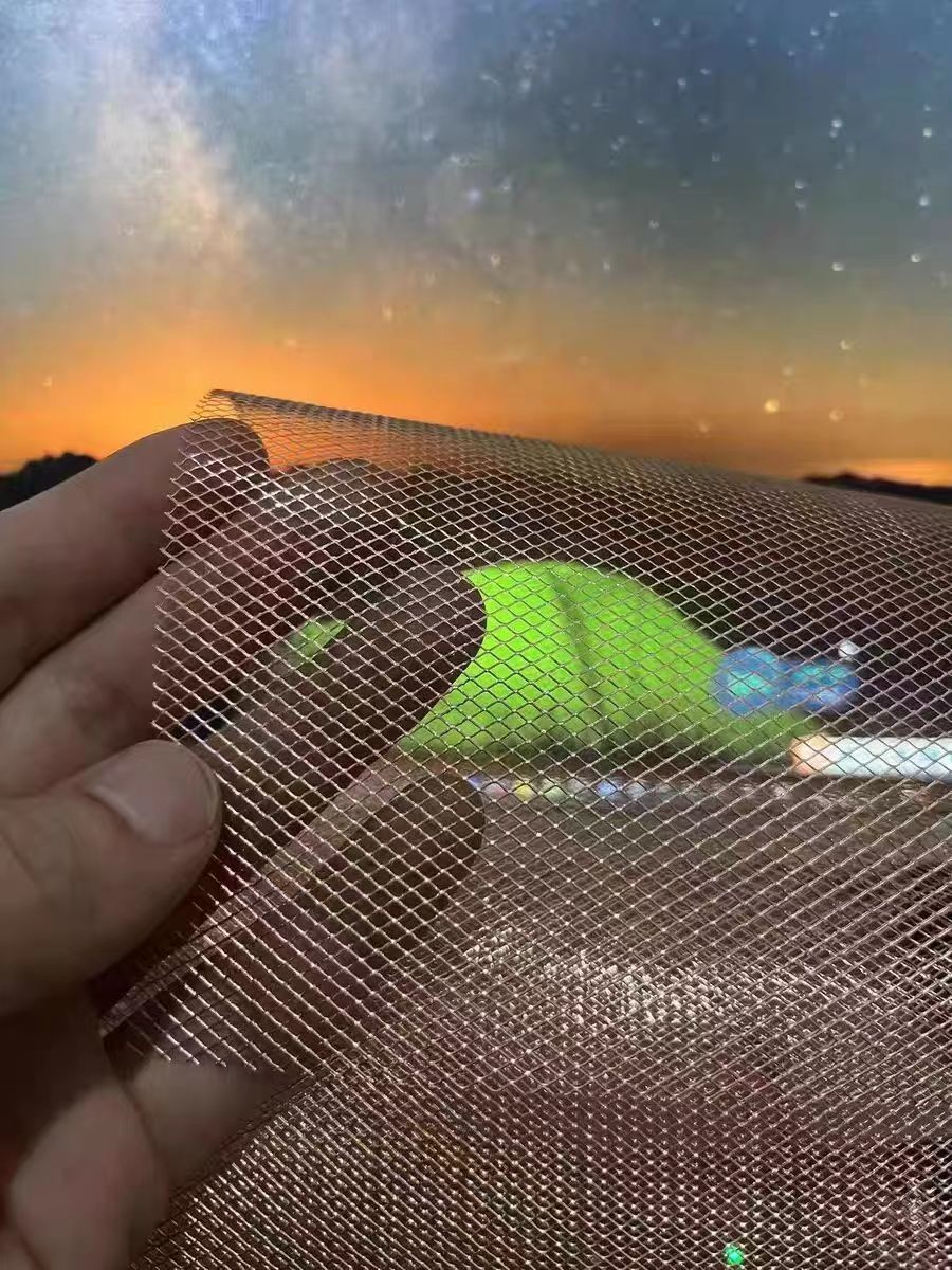 Diamond Shape Small Hole Expanded Metal Mesh Sheet Standard Copper Anticorrosion