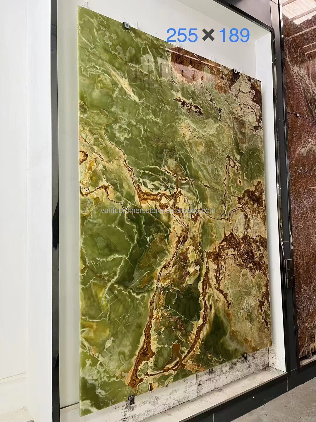 Natural Green Jade Onyx Marble Slabs for Modern Graphic Design and Table Background