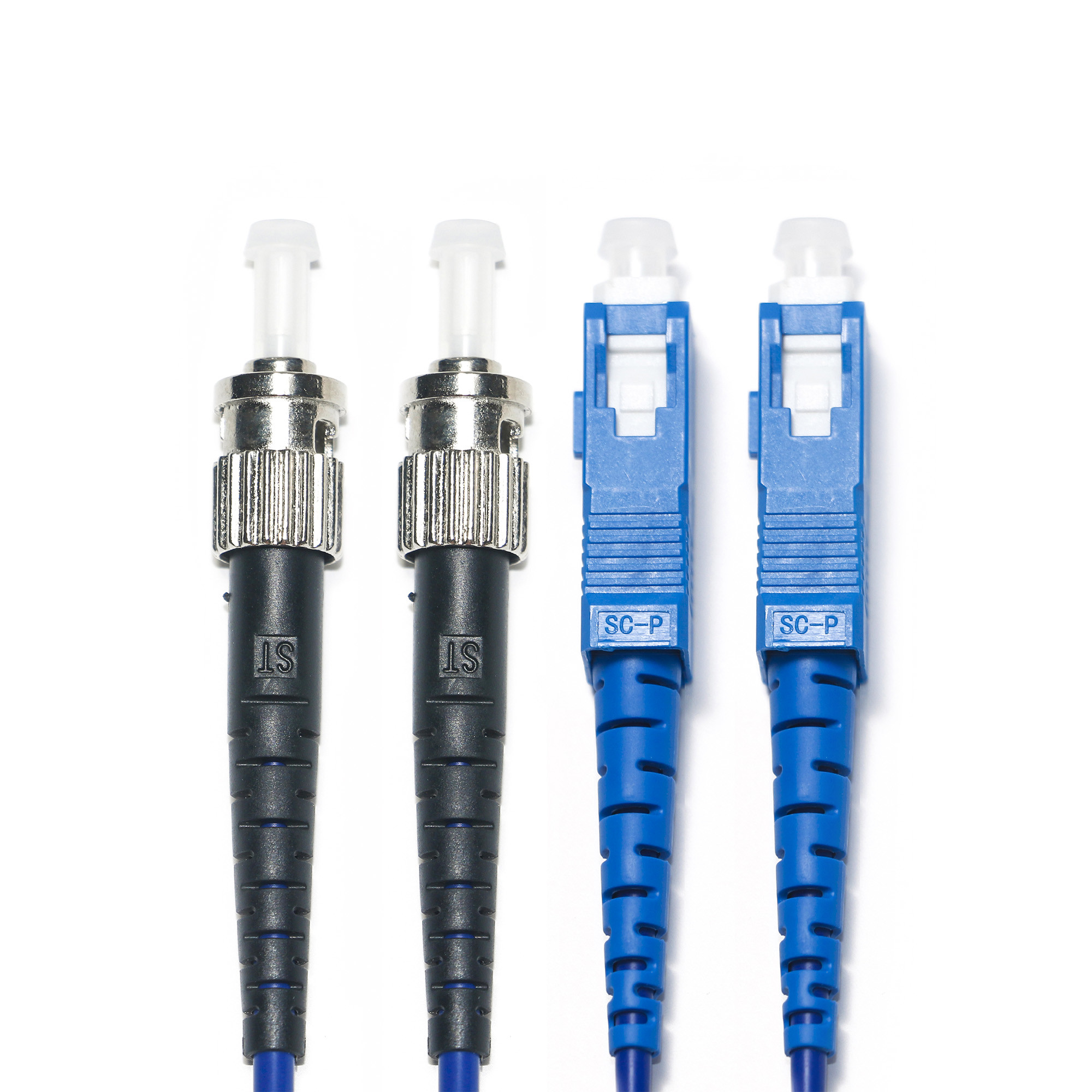 SC FC Dual Mode Fiber Optic Patch Cord OM3 Blue Wire 2/2 2.0/3.0mm For Surveillance Camera Use 3M 5M 8M 10M