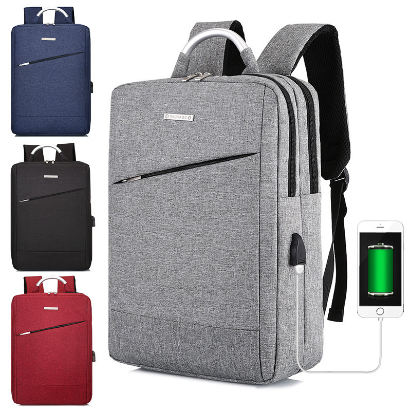 Customized Logo Outdoor Laptop Travel Bag , Unisex Oxford Backpack Computer Bag