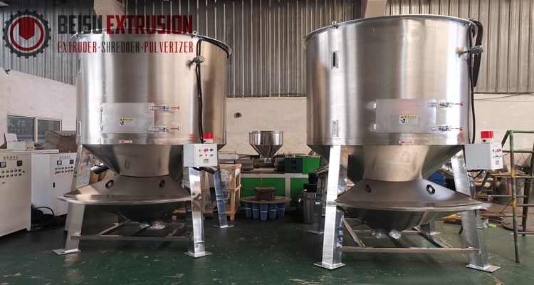 PE 7.5kw 5000kg/H Plastic Mixer Machine With Heating Device