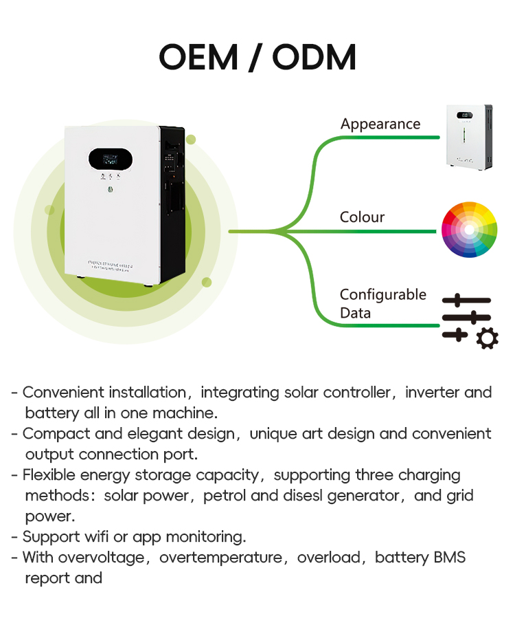 Power station bank All In One Inverter Hybrid Off Grid AC 5kw 10kw 15kw 20kw Solar Lithium LiFePO4 Energy Storage Battery System
