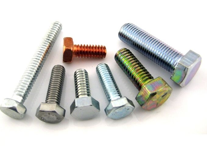 Zinc Brass Carbon Alloy Steel Grade 10.9 M10 Hex Head Bolt