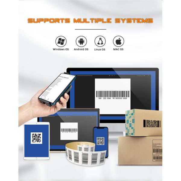 Mobile Phones Barcode Scanner 2d BT Back Clip with Iphones Barcode Scanner for Point of Sale System
