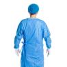 Buy cheap blue SMS Non Waven Material 45gsm Disposable Medical Isolation Gown from wholesalers