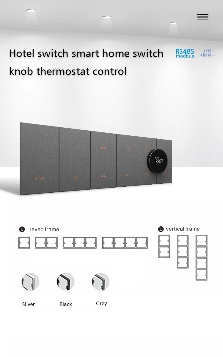 Home Smart Digital Thermostat Temperature Adjustment RS485 Type