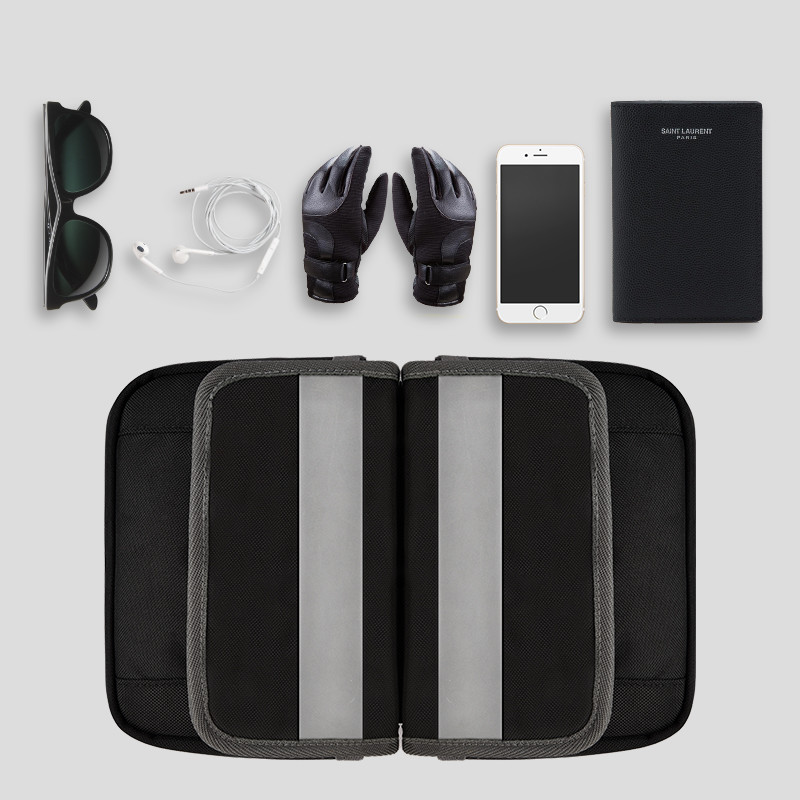 Large Phone Bike Bag OEM Waterproof Rear Under Seat Reflective Strip Pouch For Cycling 7X6X5"