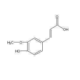 Pure Natural Organic Ferulic acid 98% from Rice Bran Extraction / Rice Bran P.E.