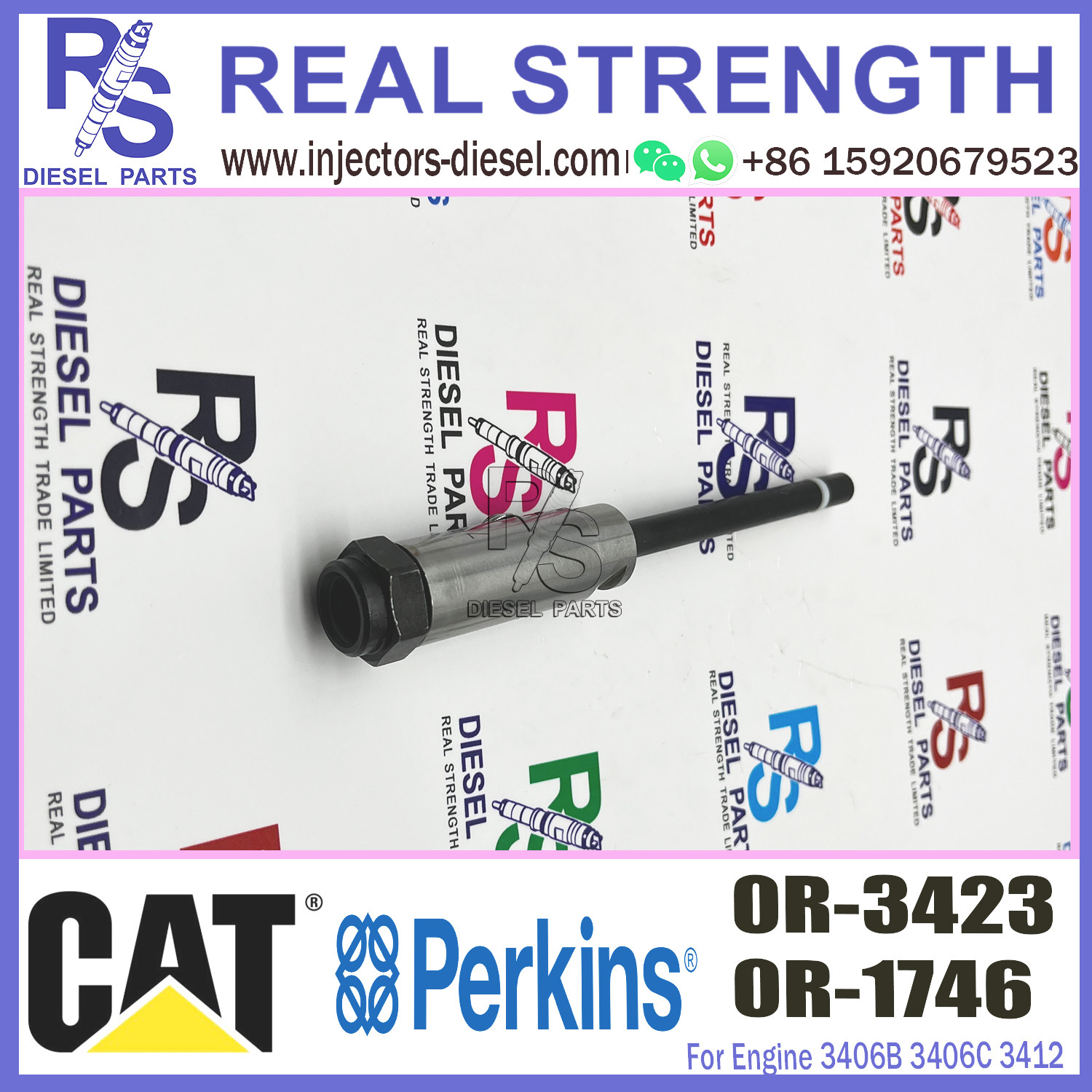 7W7028 Diesel Injector Nozzle 0R-1746 0R-3423 For Cat Engine 3406B 3406C 3412 3412C