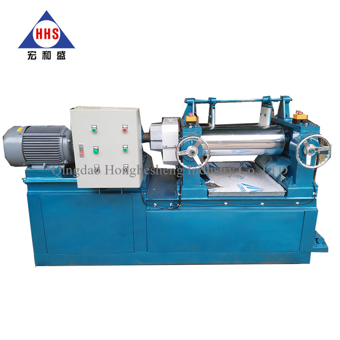 12 Inch 14 Inch Adjustable Gap Silicone Two Roll Mill for Rubber Compounding