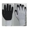 Buy cheap Breathable Facility Maintenance Grey Bamboo Fiber Sandy Nitrile Gloves from wholesalers