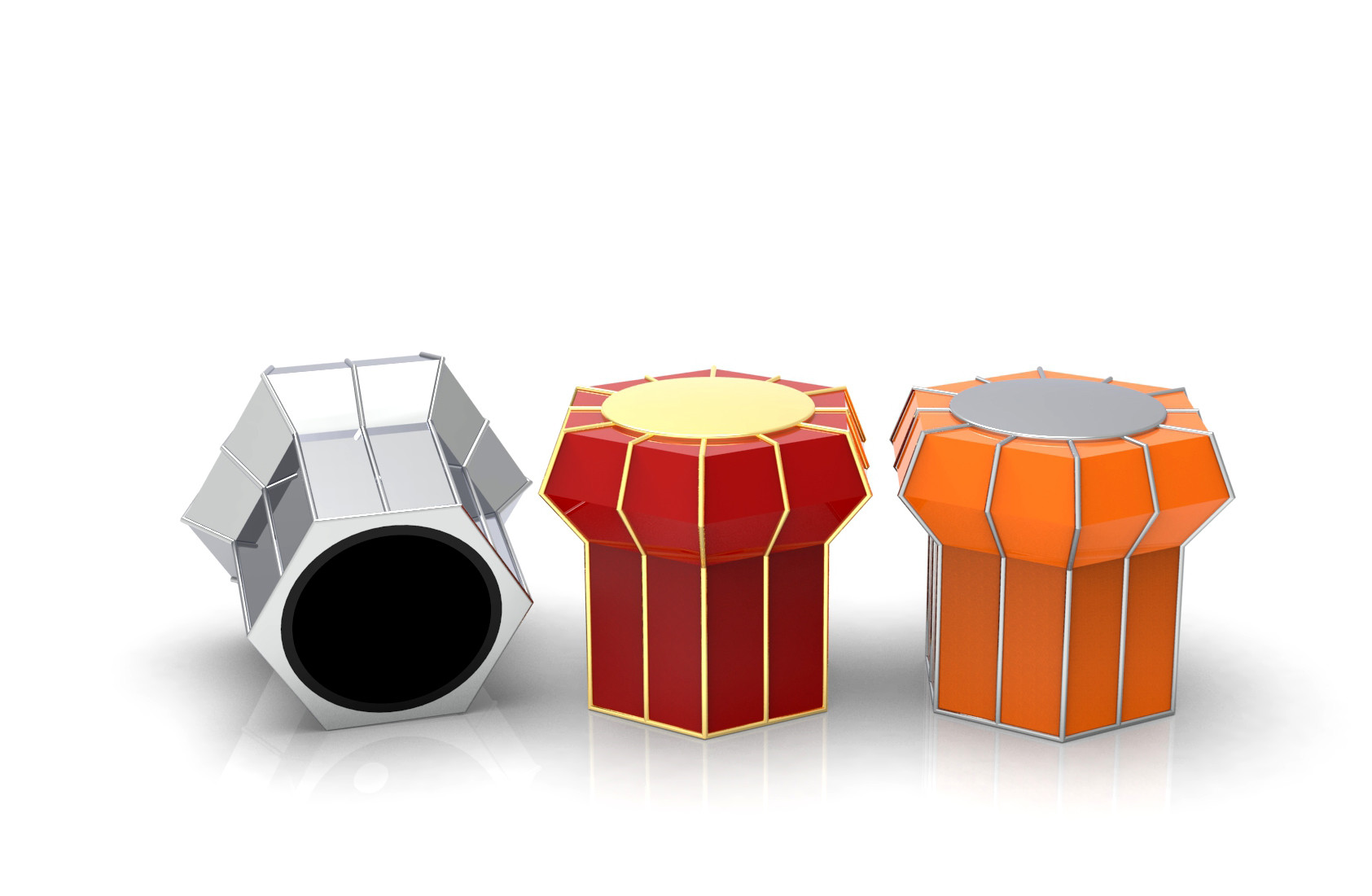 OEM Non Refillable Electroplating Zamak Perfume Caps