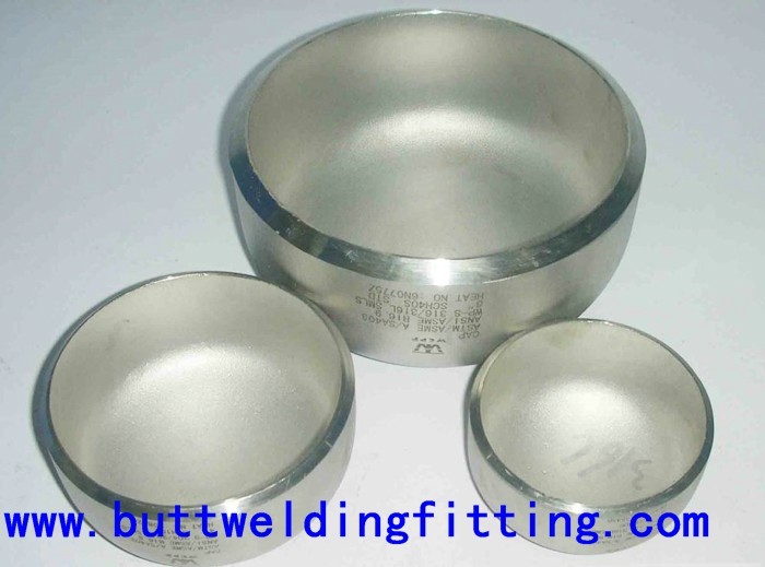 1” - 48” Stainless steel Pipe Cap A403 WP 316N-316Ti SCH5S – SCH160 ASME B16.9